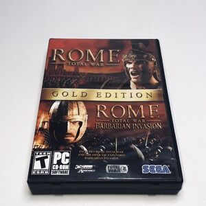 Rome: Total War Gold Edition - PC - DVD ROM - VERY GOOD ( Complete Booklets